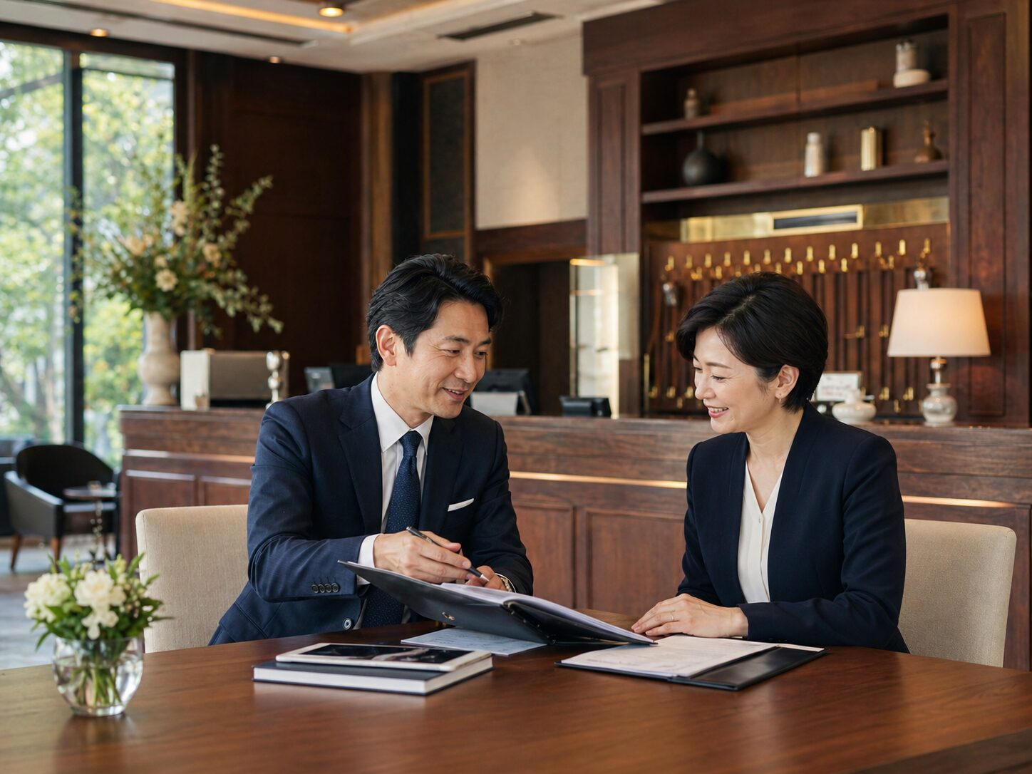 ホテル運営価値を整理する相談風景