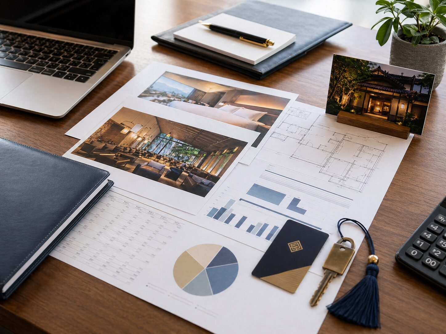 ホテルM&Aの資料整理と候補先検討のイメージ