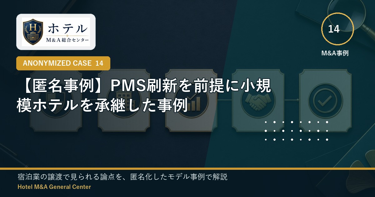 ホテル・旅館M&Aと事業承継の相談イメージ