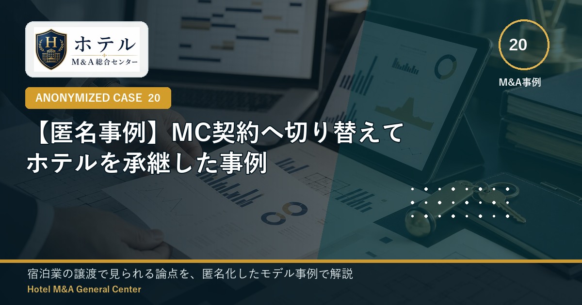 ホテル・旅館M&Aと事業承継の相談イメージ