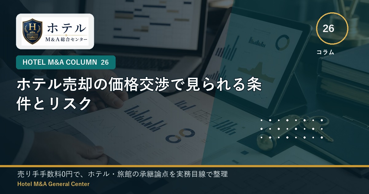 ホテル・旅館M&Aと事業承継の相談イメージ